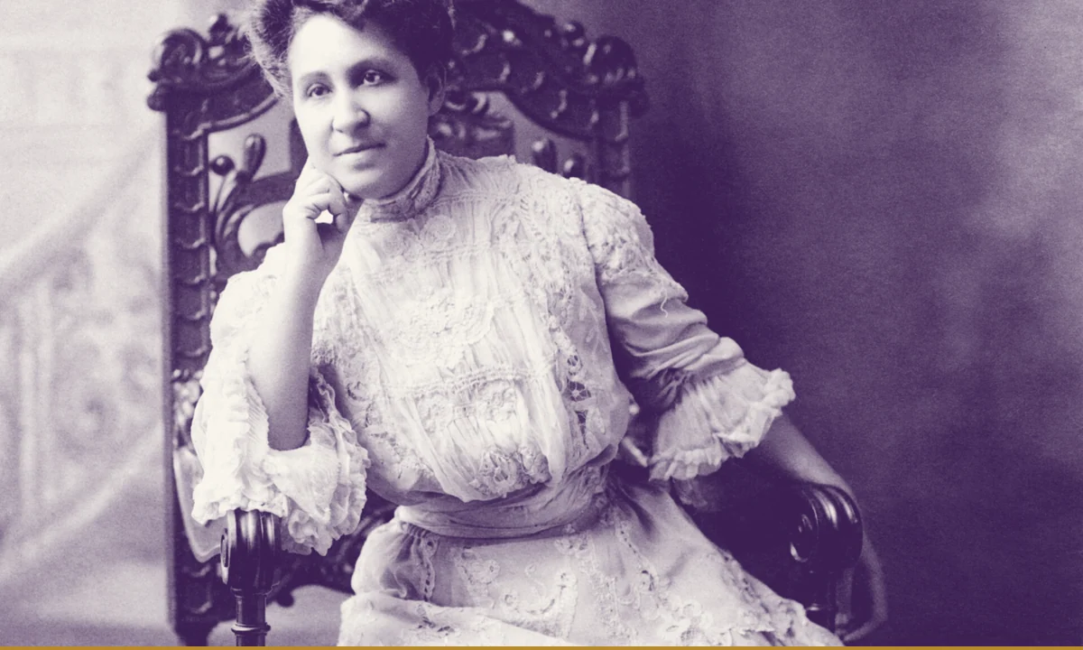 A portrait of Mary Church Terrell.